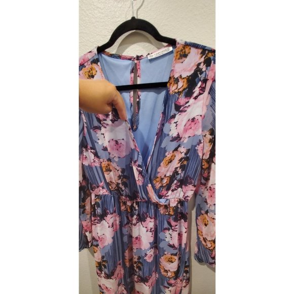 NANAMACS Floral Long Sleeve Maxi Dress - Picture 4 of 8